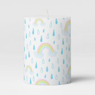 Rainbow Dreams Pillar Candle