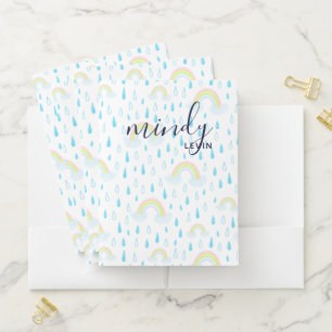 Rainbow Dreams Pocket Folder