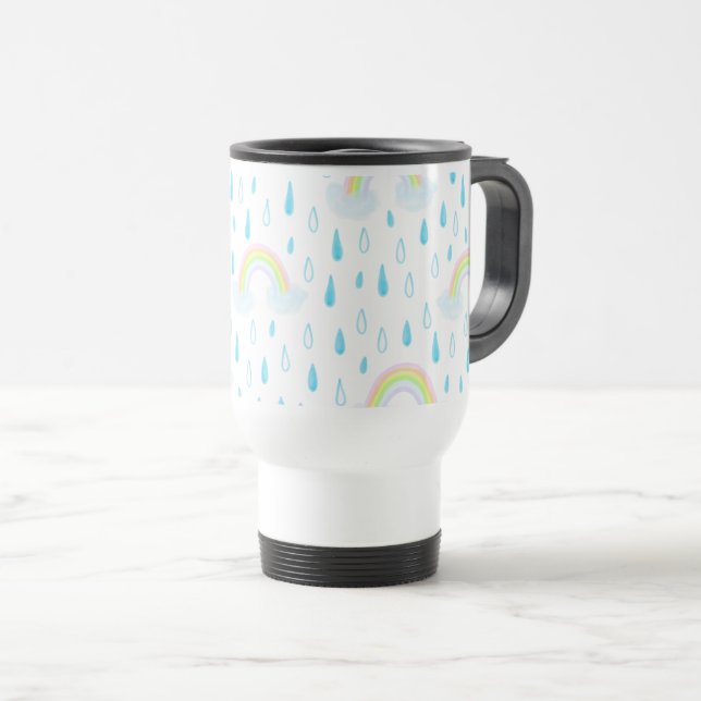 Rainbow Dreams Travel Mug (Front Right)