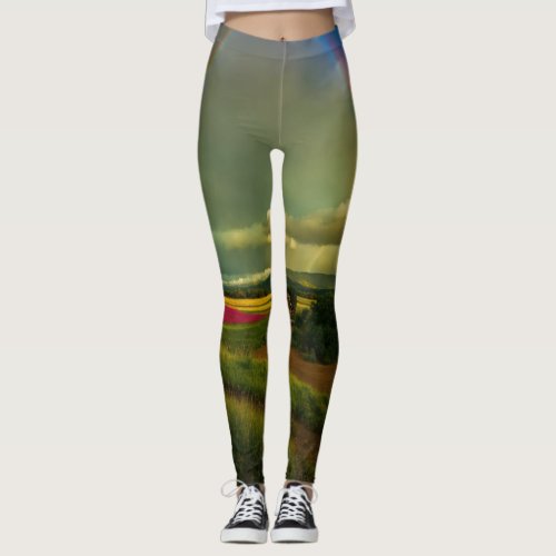 Rainbow Dreams Vibrant Leggings for Every Workout