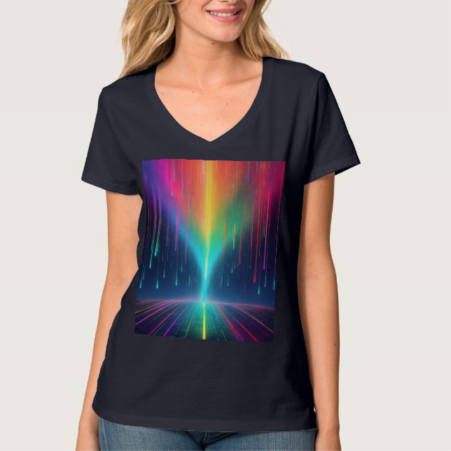Rainbow Drip Trip T-Shirt (Front)