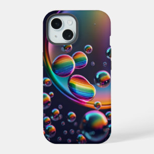 Rainbow Droplet iPhone Case