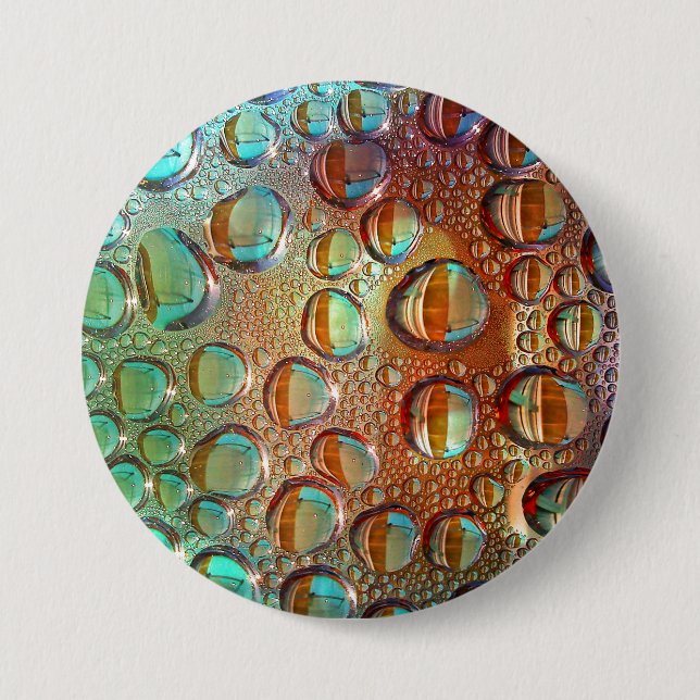 Rainbow Drops Button (Front)