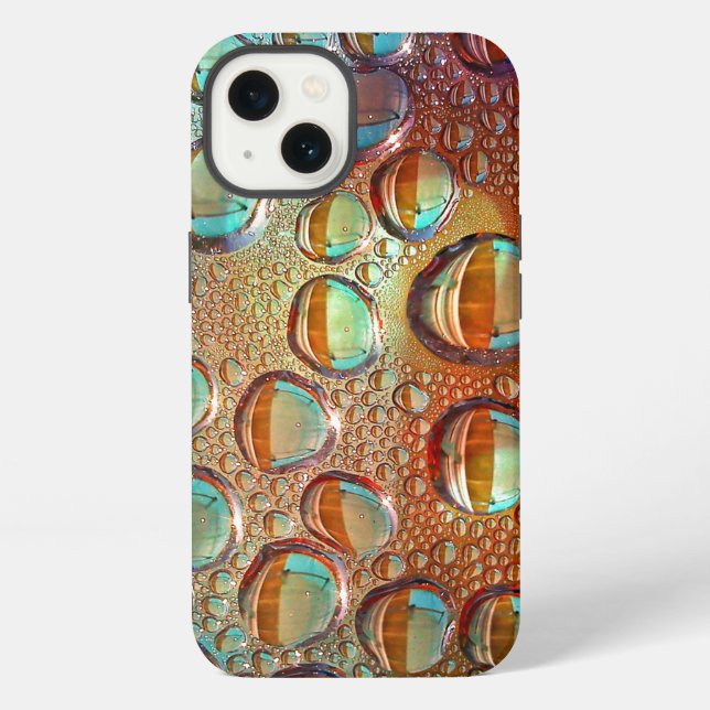 Rainbow Drops Iphone Case (Back)