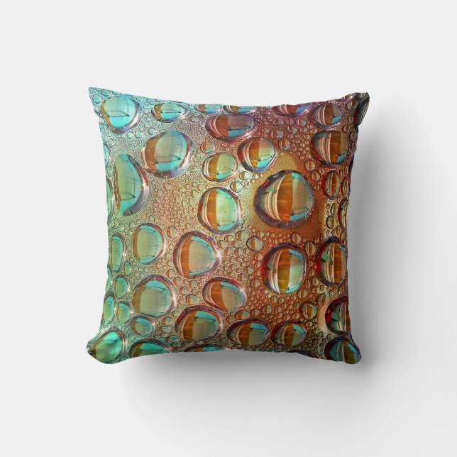 Rainbow Drops Pillow (Front)
