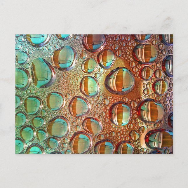 Rainbow Drops Postcard (Front)