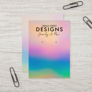 Rainbow Earring Display Card