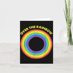 Rainbow earth day aprill 22 save the planet card