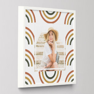 Rainbow Earth Tones Photo Peel And Stick Photo Tile