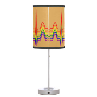 Rainbow EKG Sunray Table Lamp