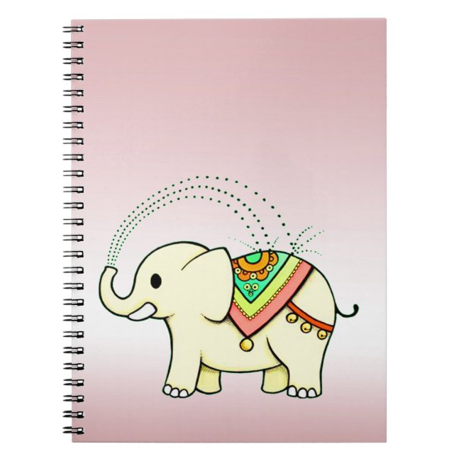 Rainbow Elephant Notebook