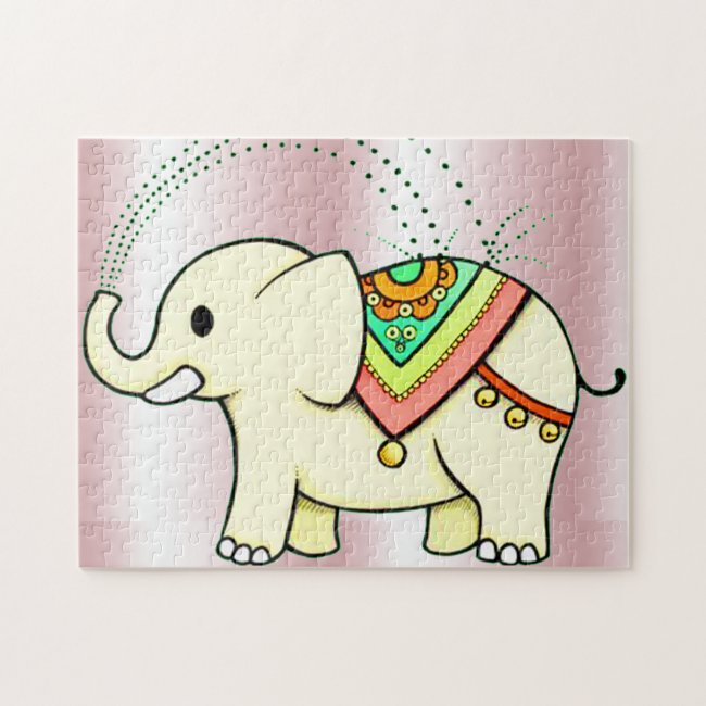 Rainbow Elephant Puzzle