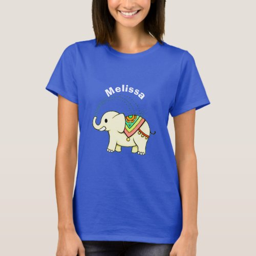 Rainbow Elephant T_Shirt