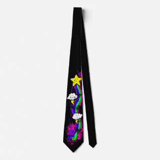 Rainbow Emo Grunge Tie
