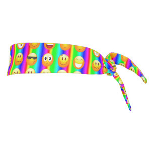 rainbow emoji headband