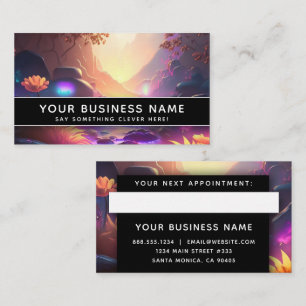 Rainbow Energy Lightworker Reiki Professional Appointment Card