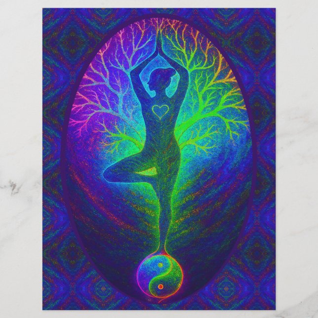 Rainbow Energy Yin Yang Yoga Flyer (Front)