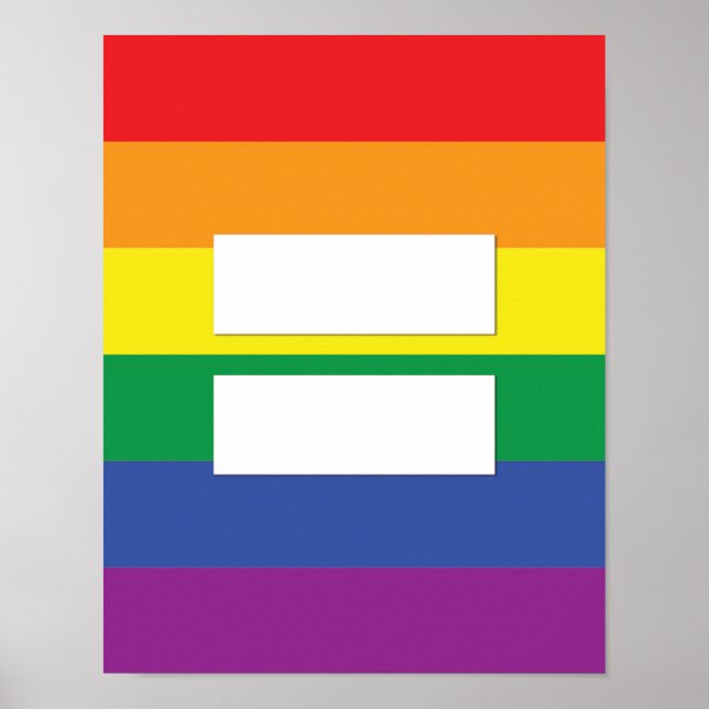 Rainbow Equality Poster (Front)