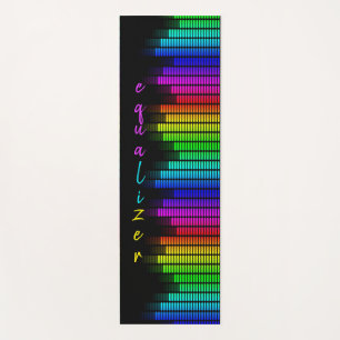 rainbow equalizer - yoga mat