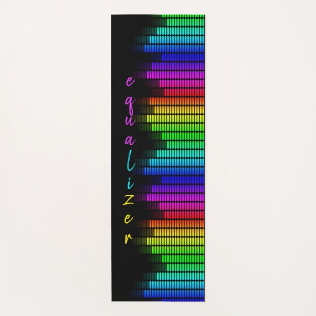 rainbow equalizer - yoga mat (Front)