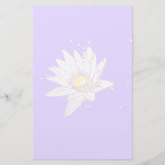 Rainbow Etching Lotus stationary Stationery