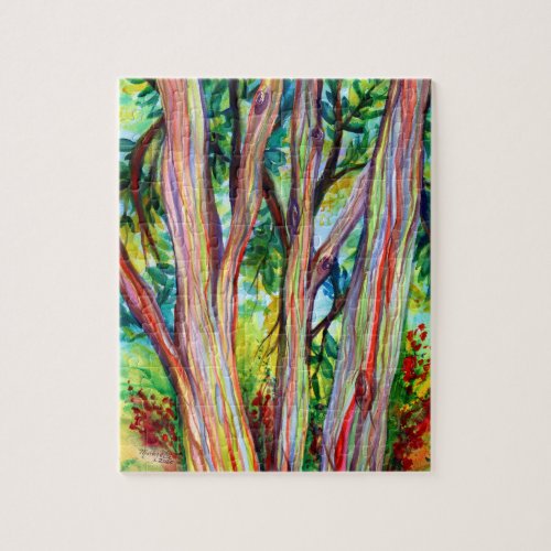 Rainbow Eucalyptus Forest 2 Jigsaw Puzzle