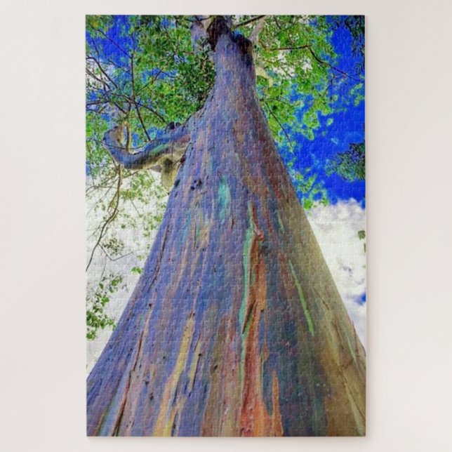 Rainbow Eucalyptus Jigsaw Puzzle (Vertical)