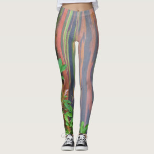 Rainbow Eucalyptus Tree Leggings
