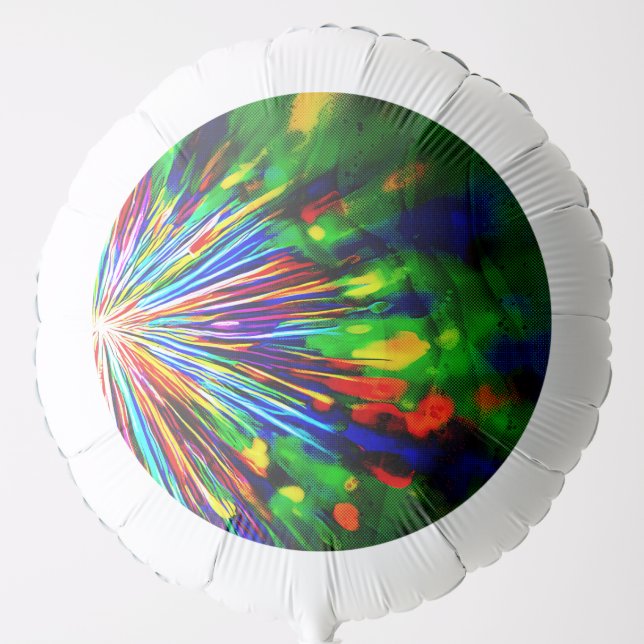 Rainbow Explosion  Balloon (Front)