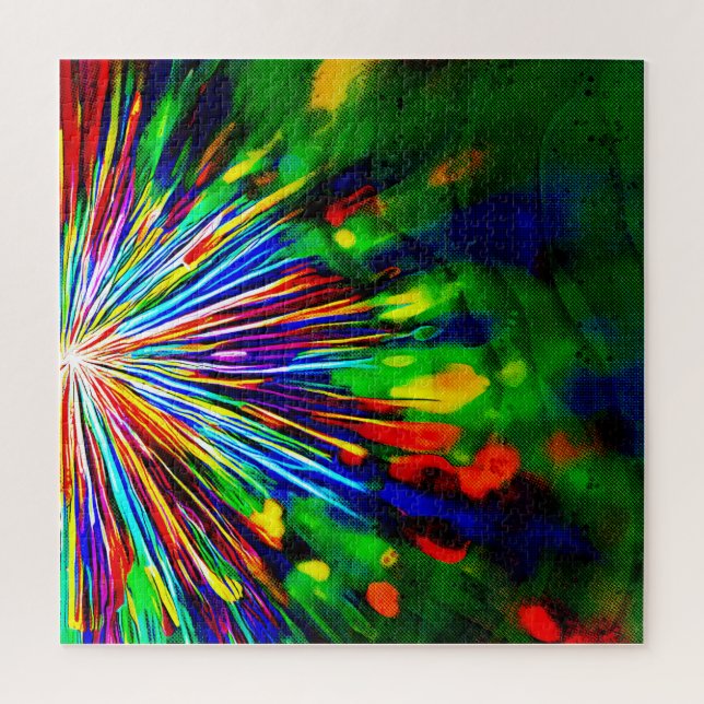 Rainbow Explosion  Jigsaw Puzzle (Vertical)