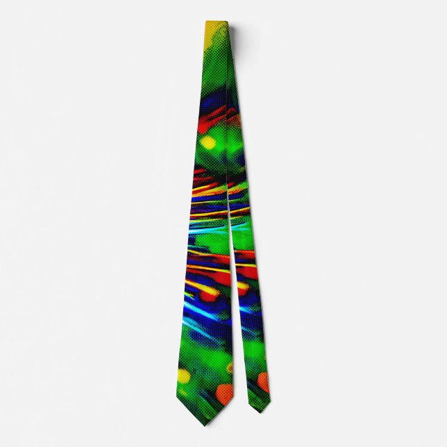 Rainbow Explosion  Neck Tie (Front)