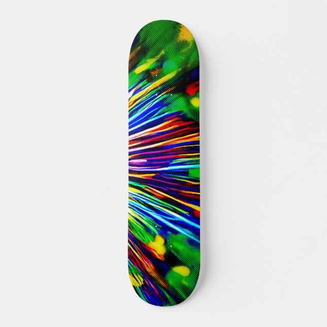 Rainbow Explosion  Skateboard (Front)