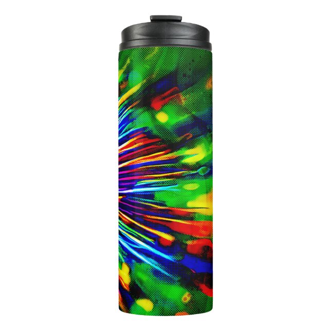 Rainbow Explosion  Thermal Tumbler (Front)