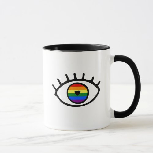 Rainbow Eye Mug