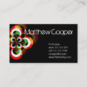 Rainbow Eyes Business Cards