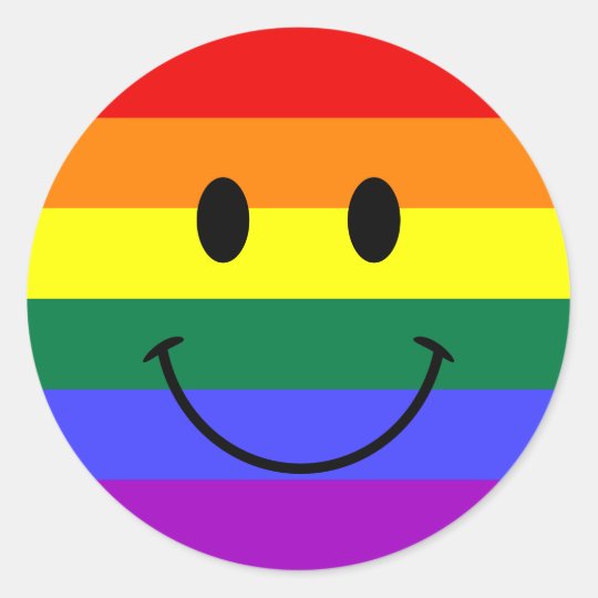 rainbow emoji cushion