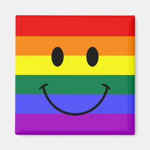 Rainbow Face Magnet