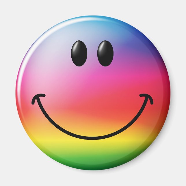 Rainbow Face Magnet (Front)