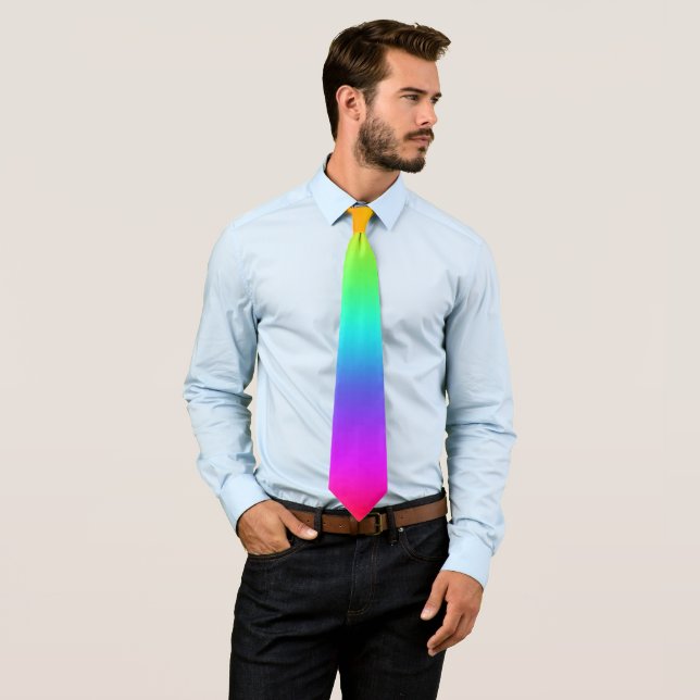 Rainbow Fade Tie (In Situ)