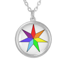 Rainbow Faerie Star Necklace