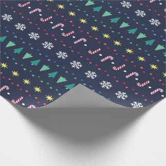 Rainbow Fair Isle by Primary.com Wrapping Paper