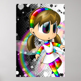 Rainbow fairy poster #1