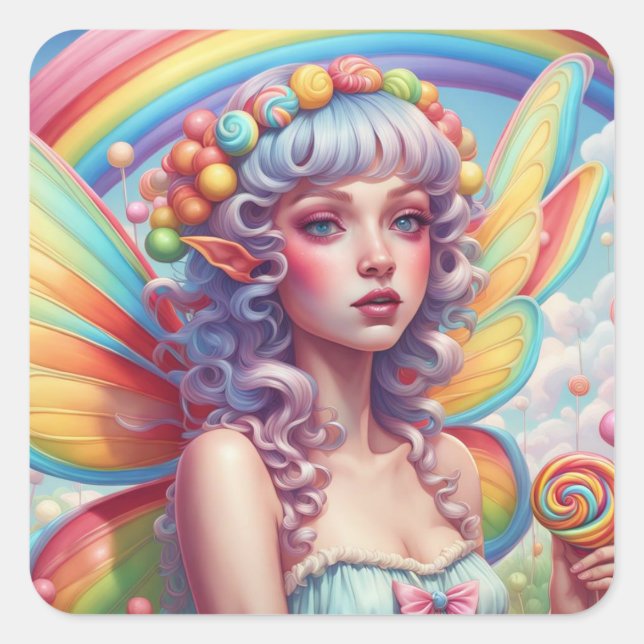 Rainbow Fairy Sticker (Front)