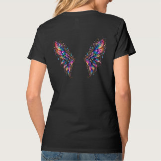 Rainbow Fairy Wings Fantasy T-Shirt