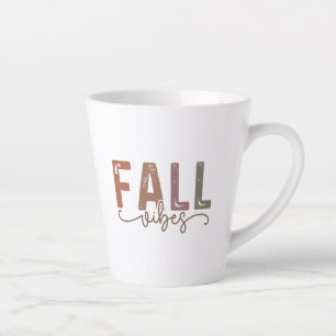 Rainbow Fall Vibes Latte Mug