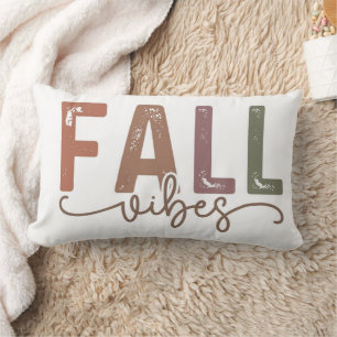 Rainbow Fall Vibes Lumbar Pillow