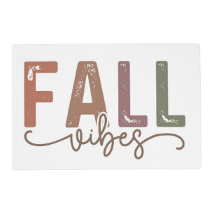 Rainbow Fall Vibes Placemat