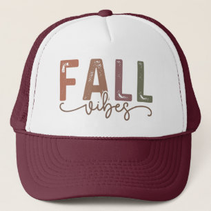 Rainbow Fall Vibes Trucker Hat