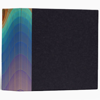 Rainbow Falls Abstract Art Binder