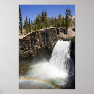 Rainbow Falls in Mammoth Poster